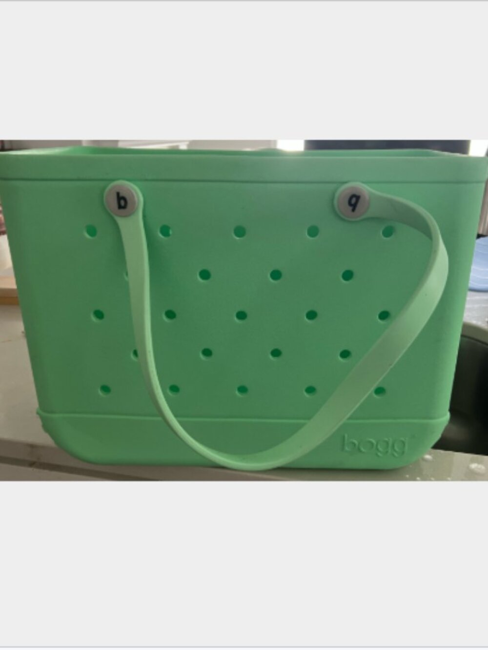 Authentic Large Original Bogg Bag - Mint Chip (Gently Used)